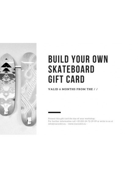 Board building workshop gift card