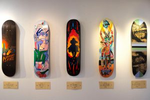 decorated boards by Danish Artists